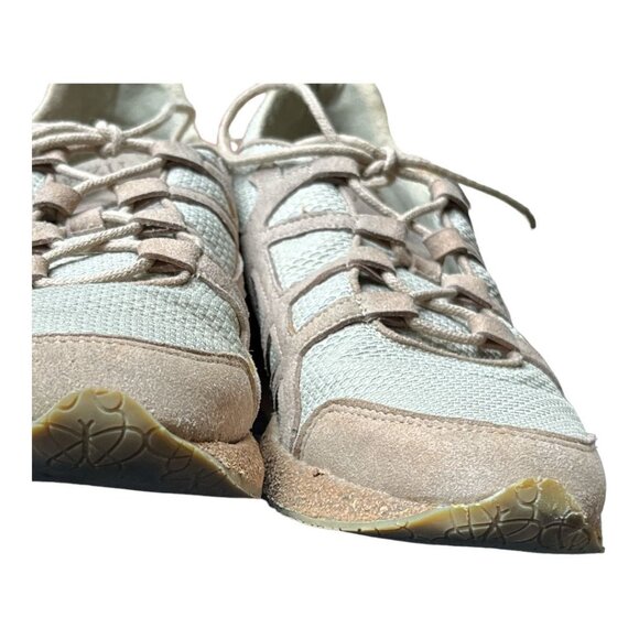 Po-Zu Beige Brisk Sneaker Eco Friendly Sneaker Made in Portugal Size 38W - Picture 6 of 7